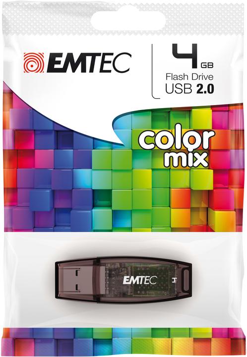 Produktbild Emtec C410 Color Mix (4 GB, USB-A, USB 2.0)