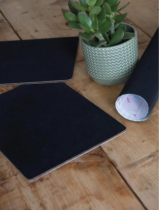 Actual product image D-C-Fix Velour foil 90 x 500 cm black (90 x 500 cm)