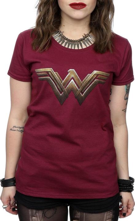 Image du produit T-shirt en coton avec logo Wonder Woman - Femme/Ladies (XXL)