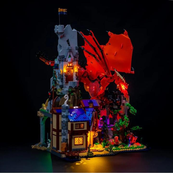 Actual product image Light my bricks LEGO® Dungeons & Dragons: Red Dragon's Tale #21348 Light Kit