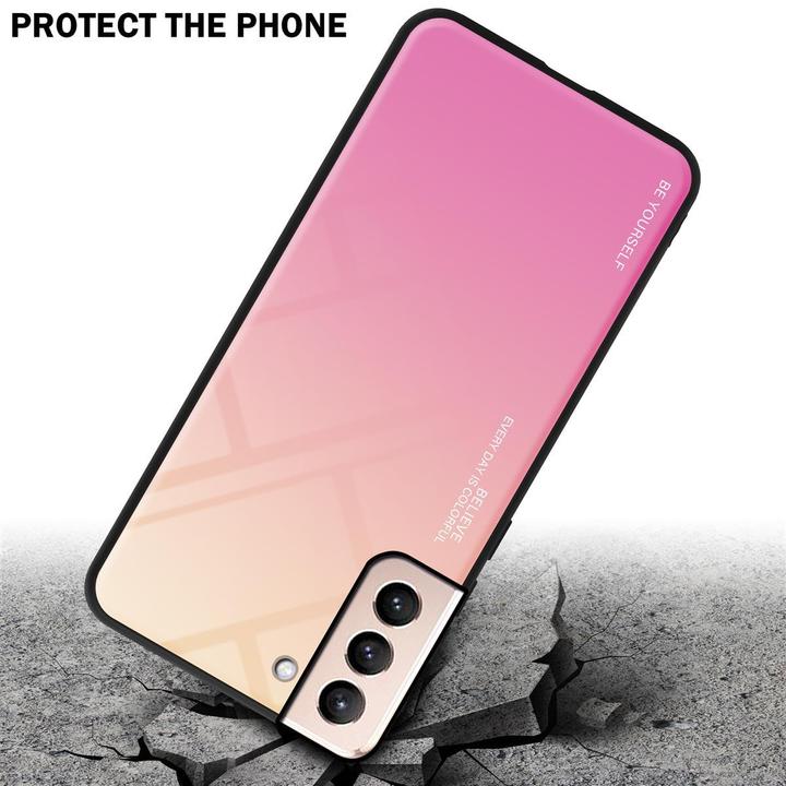 Produktbild Cadorabo TPU 2 Farben Glas Cover (Samsung Galaxy S21+)