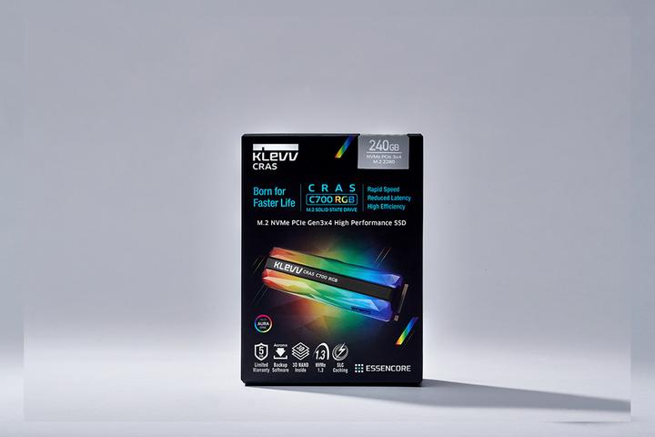 Image du produit NoName Disque Dur SSD Klevv Cras C700 RGB 240Go - M.2 NVMe Type 2280 (240 Go, M.2)