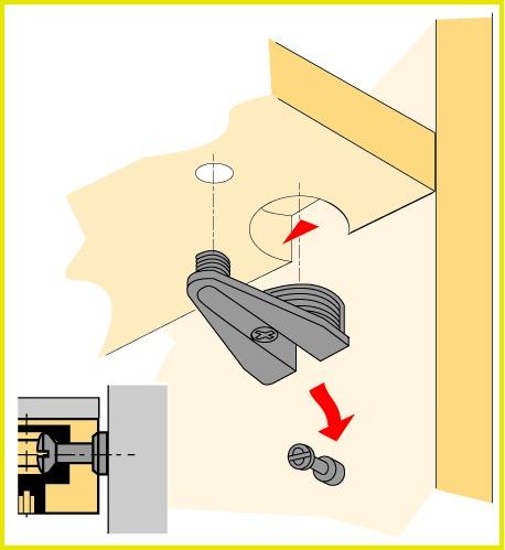 Actual product image Hettich Eccentric connecting fitting VB 20 / 21 (Connection fitting, 200 pcs.)
