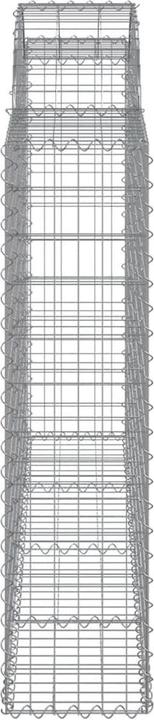 Immagine prodotto VidaXL Gabionen mit Hochbogen 5 Stk. 200x30x120/140cm Verzinktes Eisen