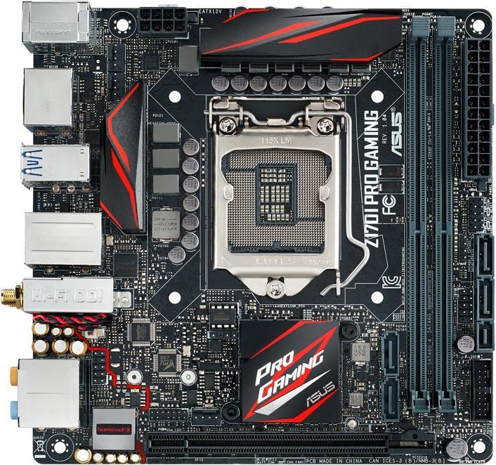 ASUS Z170i Pro Gaming (LGA 1151, Intel Z170, Mini-ITX)