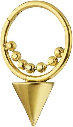 Produktbild Bijouteria Ohrpiercing (Chirurgenstahl 316L, PVD Beschichtung (goldfarbig))