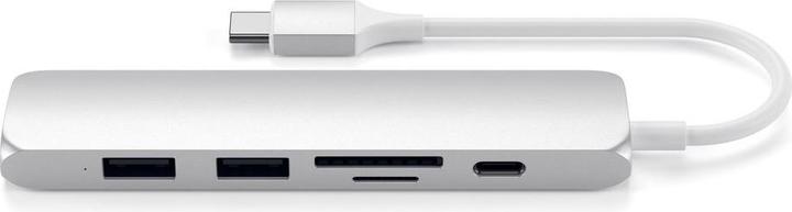 Immagine prodotto Satechi USB-C Slim Multiport V2 (USB-C, 6 Porti)