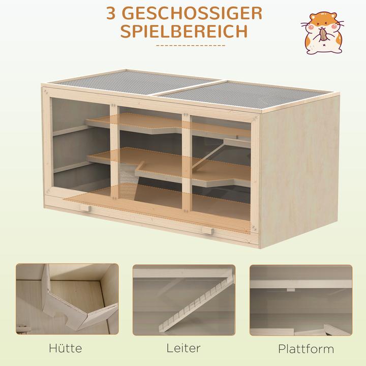 Image du produit PawHut Cage pour rongeurs