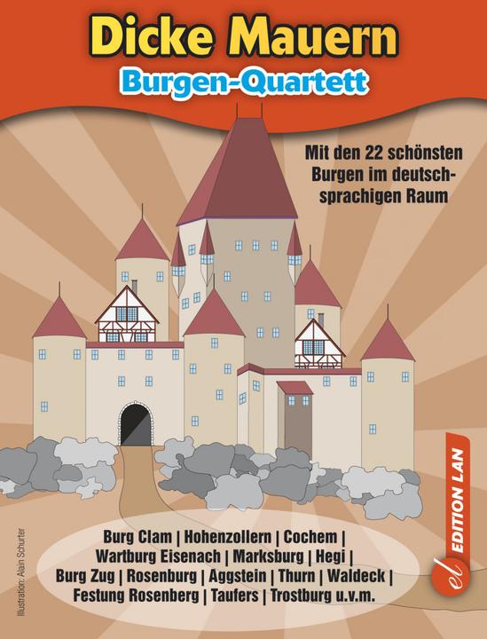 Actual product image Castles quartet game (German)