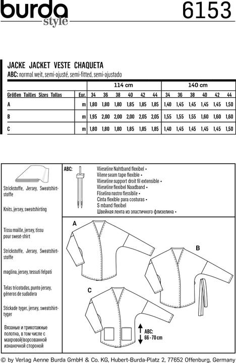 Produktbild Schnittmuster Cardigan
