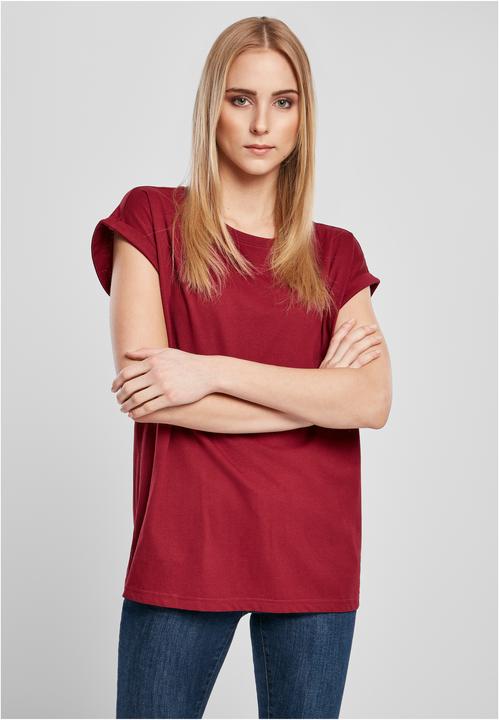 Actual product image Urban Classics Ladies Organic Extended Shoulder Tee (M)