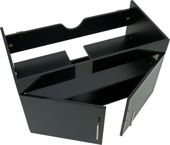 Produktbild Mendler Waschbeckenunterschrank, Waschtischunterschrank Waschtisch Unterschrank Badmöbel, hochglanz 90cm sch