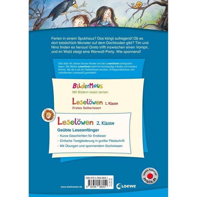 Image du produit Les lions de lecture 2e classe - Histoires d'horreur (Allemand, Julia Ginsbach, Livres de première lecture Loewe, Ann-Katrin Heger, 2017)