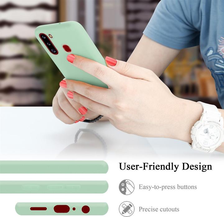 Immagine prodotto Cadorabo Copertura della cassa del silicone liquido TPU (Samsung Galaxy A21)