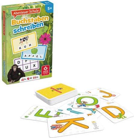 Actual product image ASS Altenburg 22572850 - Adventure school - writing letters, Card game for 2+ players, ages 5+ (DE edition) (German)