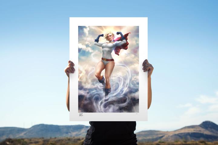 Immagine prodotto Sideshow Stampa d'autore DC Comics Power Girl 46 x 61 cm - non incartata