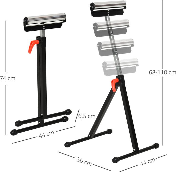 Actual product image Homcom Adjustable roller block (44 cm, 50 cm)