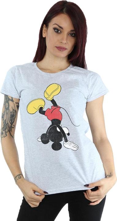 Actual product image Disney Womens/Ladies Mickey Mouse Upside Down Cotton T-Shirt (S)
