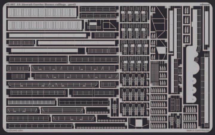 Actual product image Eduard Aircraft Carrier USS Hornet CV 8 Photo Etching Kit for Railing