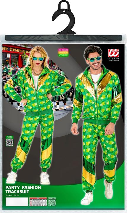 Image du produit Widmann ST. PATRICK'S DAY PARTY FASHION COSTUME D'ENTRAÎNEMENT (haut, pantalon), L (L)