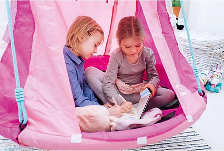 Actual product image Hudora Nestschaukel mit Zelt Heart