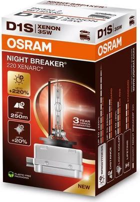 Image du produit Osram Night Breaker 220 (D1S)