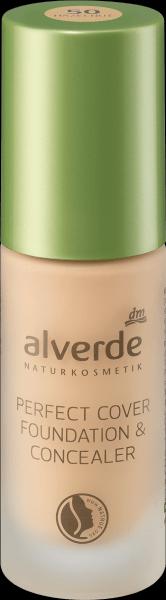 Image du produit dm alverde Maquillage Perfect Cover Fond de teint & Cache-cernes 50 Hazelnut