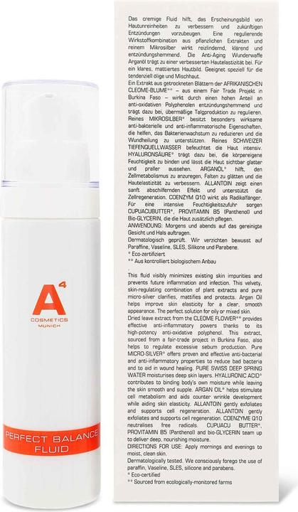 Image du produit A4 Health and Beauty Fluide équilibre parfait (50 ml, Fluide visage)