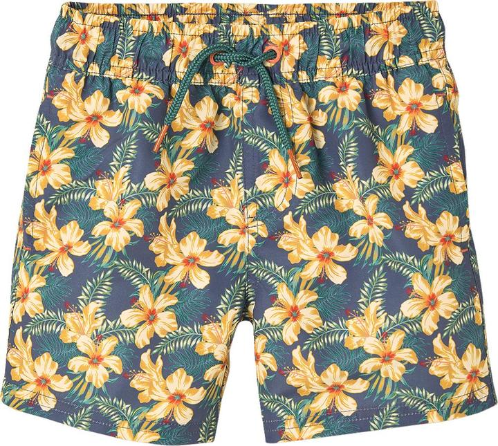Produktbild Vertbaudet Jungen Badeshorts mit Hawaiiblumen (140)