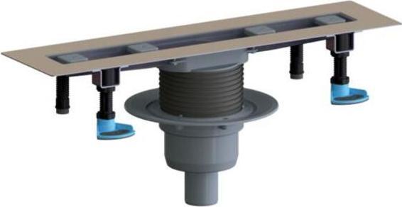 Produktbild Dallmer Duschrinne CeraLine senkrecht F 521675, 1200mm, DN 50 Bauhöhe 110mm (1450 mm)