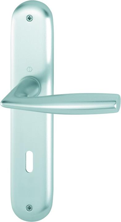Hoppe Long backplate set Vitória 1515/273P aluminium F1 OB 72 mm DIN left / right (Door handle)