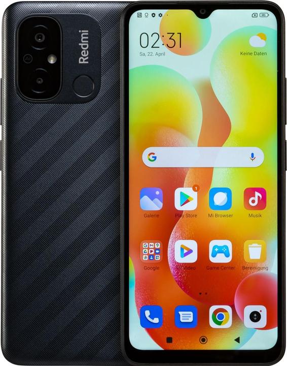 Produktbild Xiaomi Redmi 12C (64 GB, Graphite Grey, 6.71", Dual SIM, 50 Mpx, 4G)