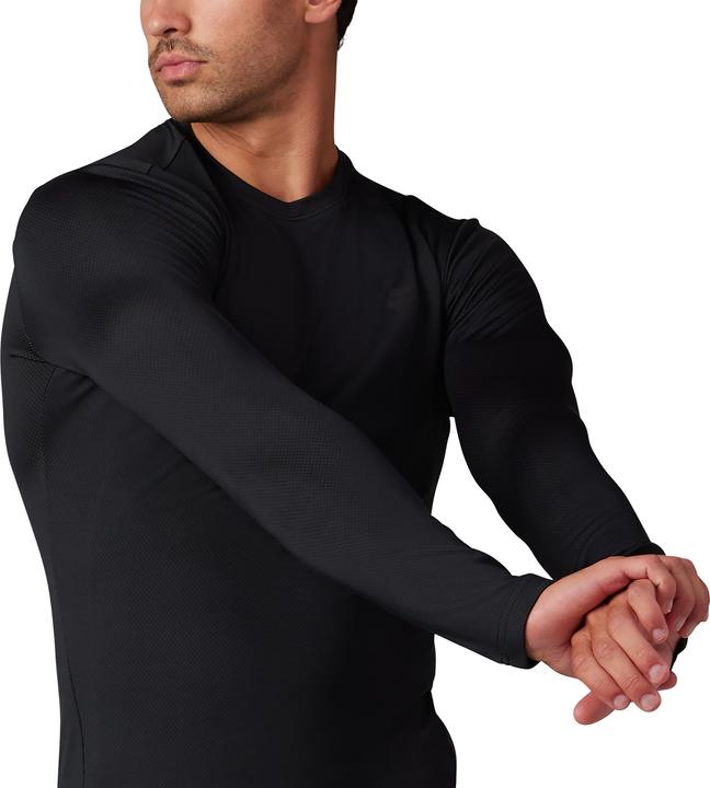 Actual product image Fox Tee 23 Tecbase Fire Ls Shirt Blk L (L)