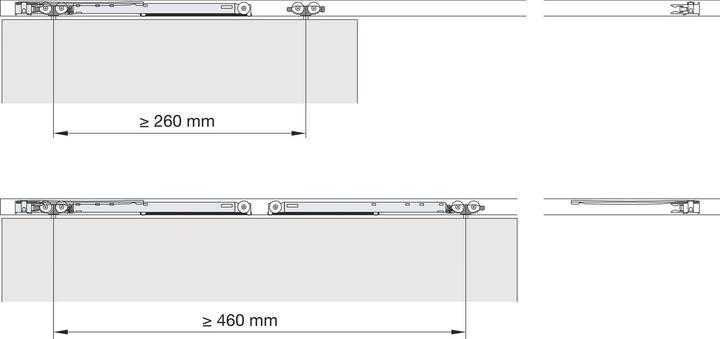 Actual product image HAWA Damping unit -CLIPO 26/36, Porta 40 GE + Banio