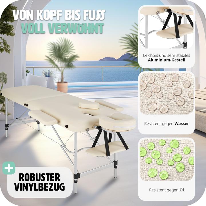 Produktbild tectake 2 Zonen Massageliege