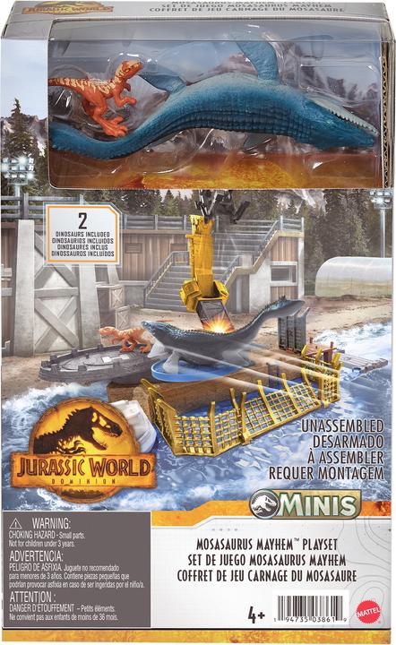 Immagine prodotto Jurassic World MINIS PLAYSET MOSASAURUS MAYHEM™ Playset