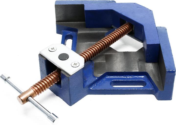 Image du produit Wiltec Etau d’angle Serrage Perçage 90° Étau serre joint à onglet Serrage angulaire (60 mm)
