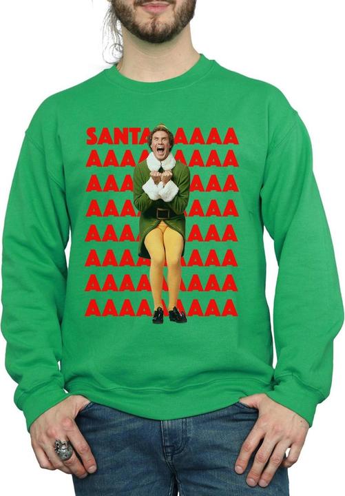 Produktbild Elf Buddy Santa Scream Sweatshirt (XL)