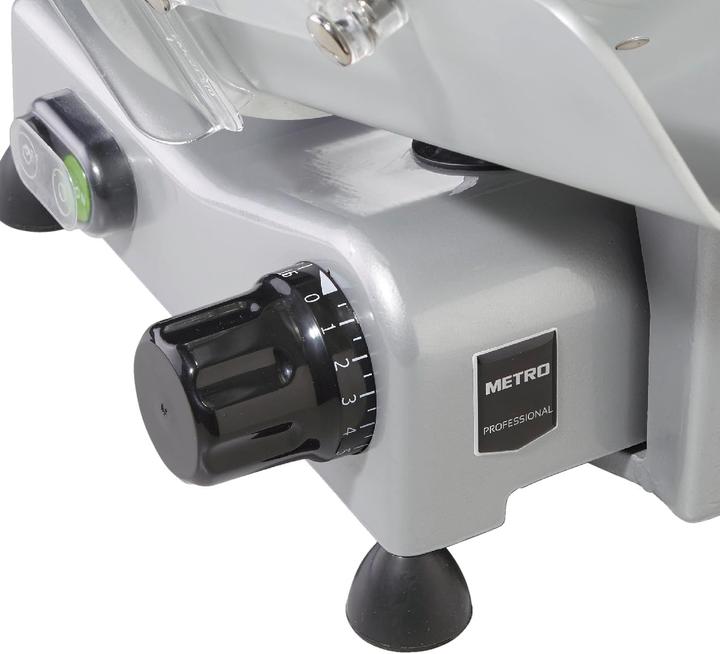 Actual product image Mailmedia Gastro Schneidemaschine mit Sicherheitsabschaltung, Schnittstärke 1-15 mm