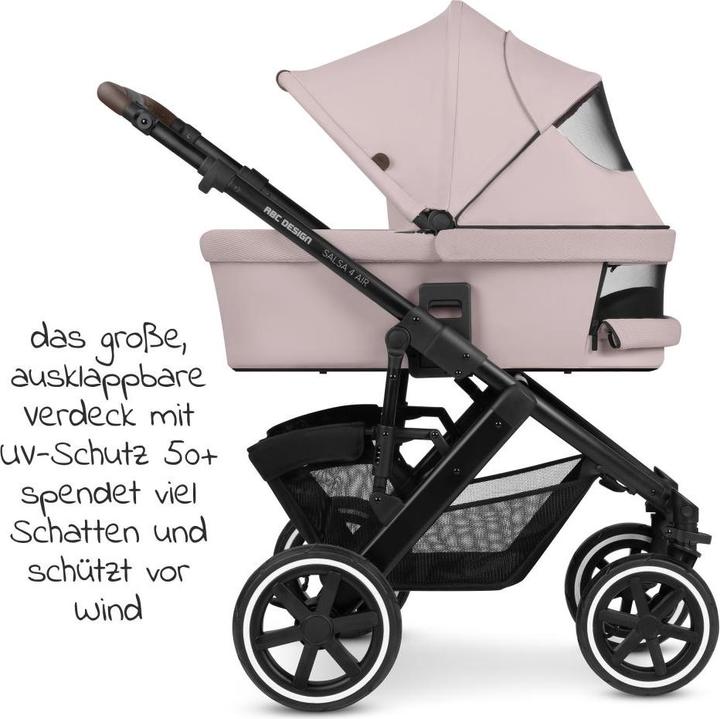 Produktbild ABC Design Kombikinderwagen Kombi-Kinderwagen Salsa 4 Air - inkl. Babywanne &
