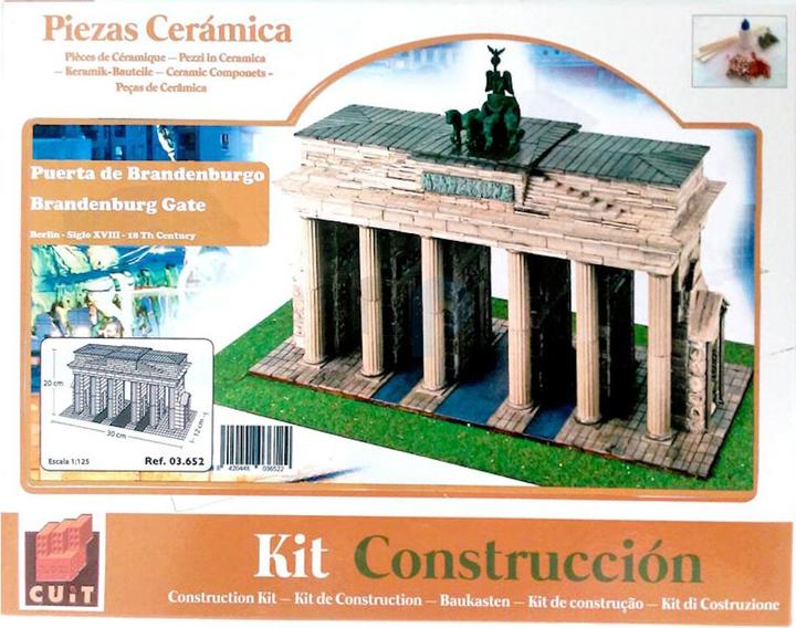 Image du produit Block Cuit. Kit maquette 3D en céramique - Porte de Brandebourg Berlin (33 x 24 x 26 cm)