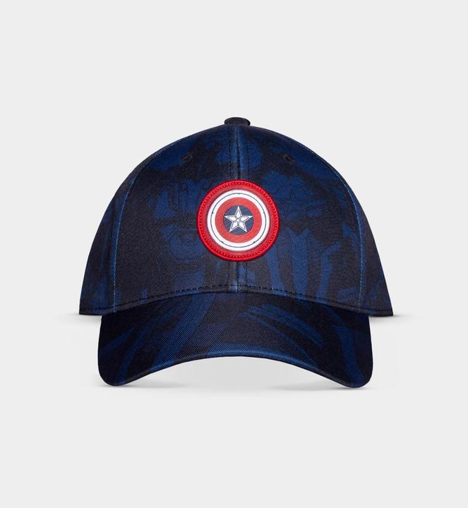 Immagine prodotto Difuzed Capitan America - Cappellino regolabile AOP (Taglia unica)