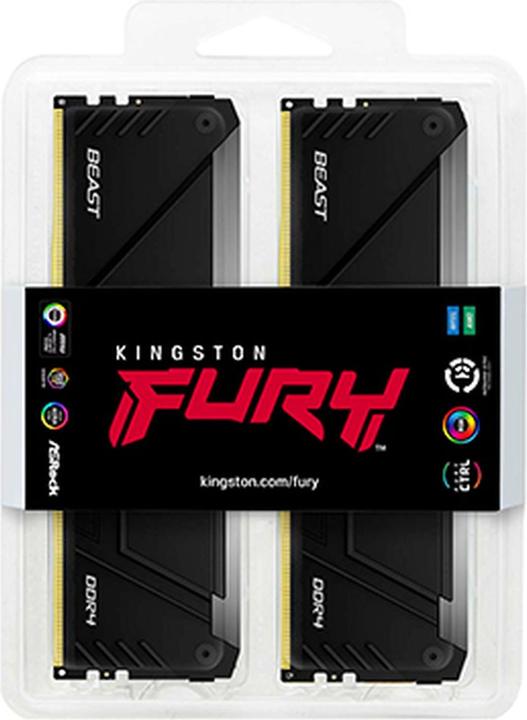 Immagine prodotto Kingston DDR4-3600MT/s CL18 (4 x 32GB, 3600 MHz, DDR4-RAM, DIMM)