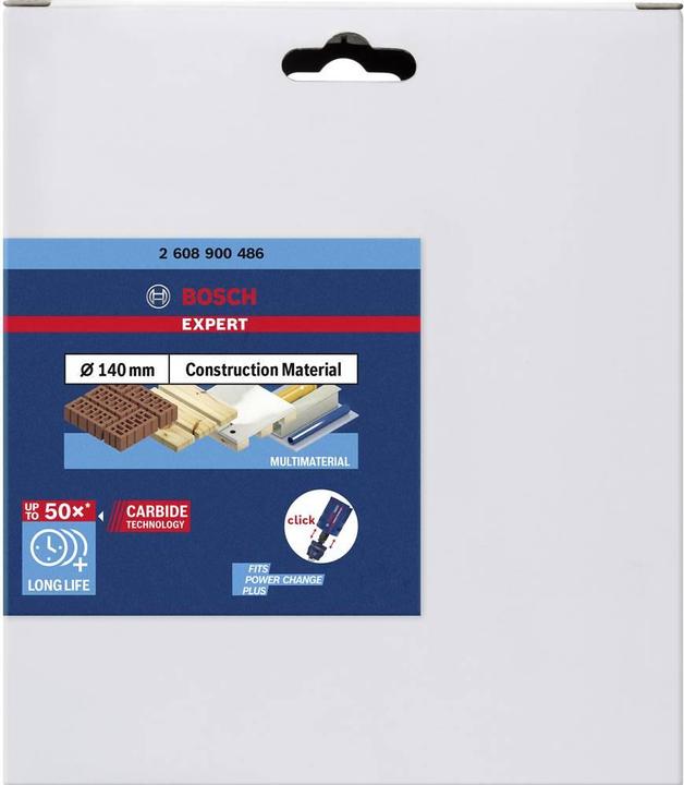 Actual product image Bosch Professional Zubehör EXPERT Construction Material hole saw, 140 x 60 mm (140 millimetres)