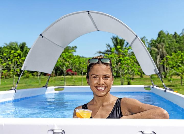 Actual product image Bestway Above Ground Pool Canopy Sunshade 2.11-3.44 m