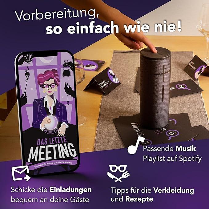 Produktbild Crime Cases Das letzte Meeting - Krimidinner (Deutsch)