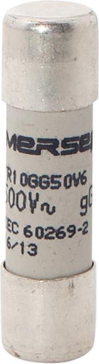 Actual product image Mersen Cylindersikring gl/gl 1A 10X38 (Cylinder fuse, 1 A)