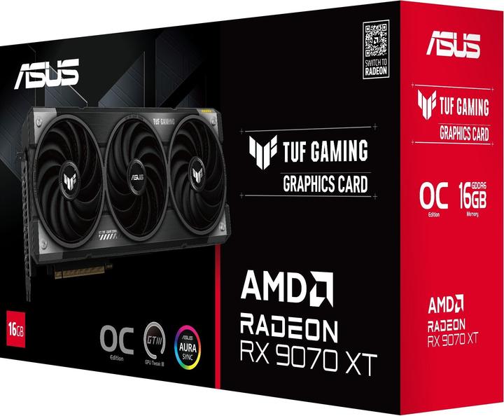 Actual product image ASUS TUF RX 9070 XT GAMING OC (16 GB)