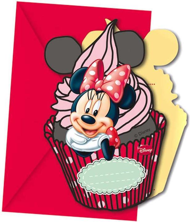 Actual product image Procos Minnie 's Cafe - Minnie Mouse cake invitations