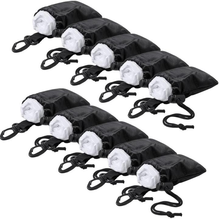 JTI 10x Regenjacken mit Kapuze (One Size)